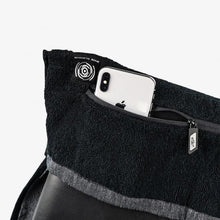 Load image into Gallery viewer, PTPFit Towel X (Black/Grey) w/ Magnet

